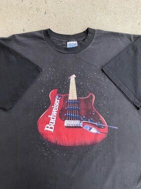 1997 Vintage The Rolling Stones Bridges to Babylon Budweiser Tee Shirt